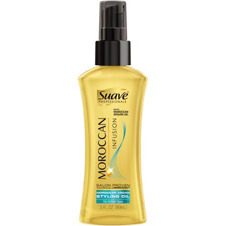 Suave Professionals Moroccan Infusion Styling Oil, 3 fl oz